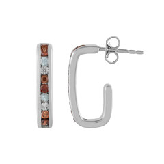 Pendientes en plata con Zircón de Ratanak Kirí (KM by Juwelo)