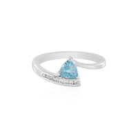 Anillo en plata con Zircón de Ratanak Kirí