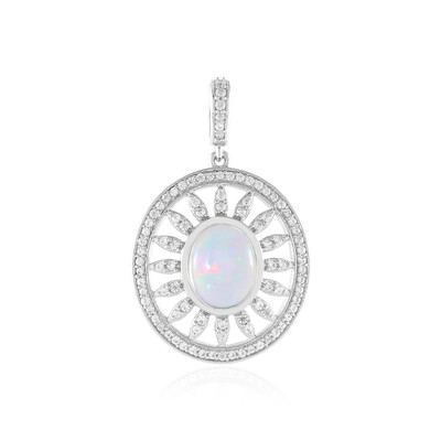Colgante en plata con Ópalo de Welo (Adela Silber)
