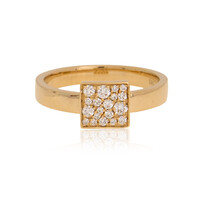 Anillo en oro con Diamante limpio a lupa F (LUCENT DIAMONDS)