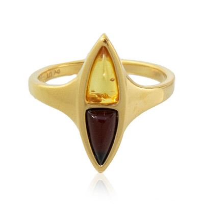 Anillo en plata con Ámbar báltico (dagen)