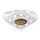 Anillo en plata con Turmalina cuprífera