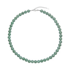 Collar en plata con Aventurina verde