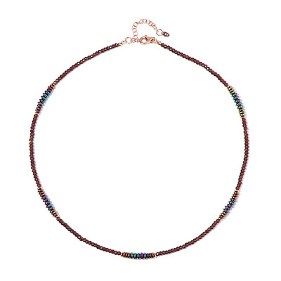 Collar en plata con Hematita mística