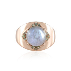 Anillo en plata con Labradorita verde de Maniry (KM by Juwelo)