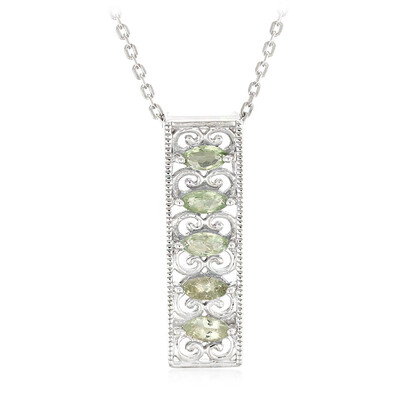 Collar en plata con Turmalina Paraíba