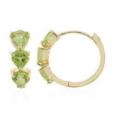 Pendientes en plata con Peridoto de Birmania