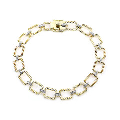 Brazalete en oro con I1 (I) Diamante (Ornaments by de Melo)