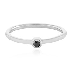 Anillo en plata con Diamante negro