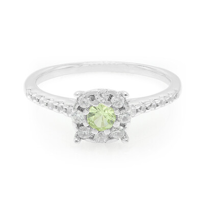 Anillo en plata con Granate Merelani