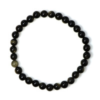 Brazalete con Obsidiana dorada