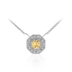 Collar en plata con Citrino
