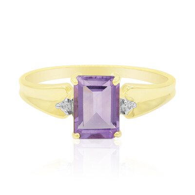 Anillo en oro con Amatista