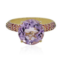 Anillo en plata con Amatista Rosa de Francia