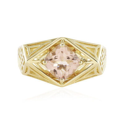 Anillo en oro con Morganita AAA de Madagascar (Ornaments by de Melo)