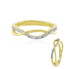 Anillo en plata con Diamante I4 (J)