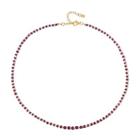 Collar en plata con Rubí de Madagascar