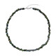 Collar en plata con Turmalina verde