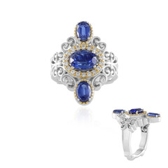 Anillo en plata con Cianita de Nepal (Dallas Prince Designs)