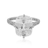 Anillo en platino con Zircón de Preah Vihear (de Melo)