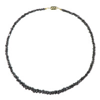 Collar en plata con Diamante negro(Adela Silber)