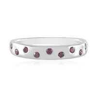 Anillo en plata con Diamante púrpura I2