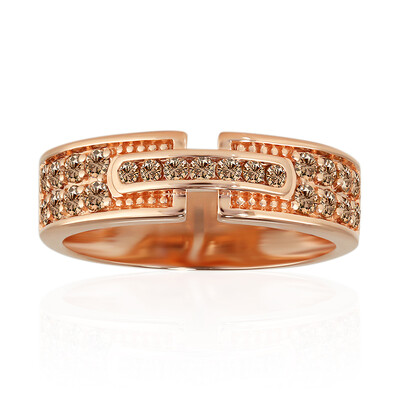 Anillo en oro con Diamante rosa de Francia de Argyle SI1 (Annette)