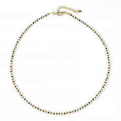 Collar en plata con Rubí de Madagascar