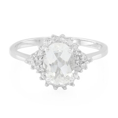 Anillo en plata con Petalita