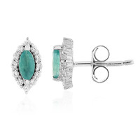Pendientes en plata con Grandidierita