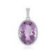 Colgante en plata con Amatista Rosa de Francia