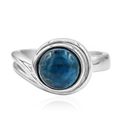 Anillo en plata con Apatita azul