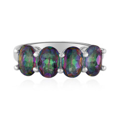 Anillo en plata con Cuarzo místico
