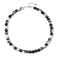 Collar en plata con Dolomita búfalo blanco