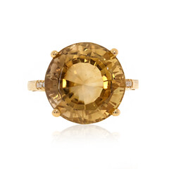 Anillo en oro con Tanzanita sin calentar (CIRARI)