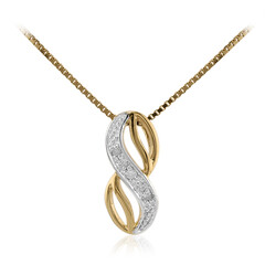 Collar en plata con Diamante I3 (I)