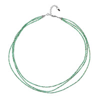Collar en plata con Esmeralda de Socoto