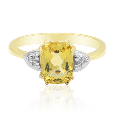 Anillo en oro con Heliodoro