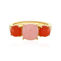 Anillo en plata con Ópalo rosa