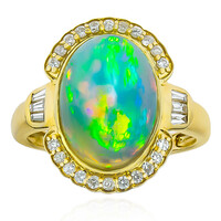 Anillo en oro con Ópalo de Welo (CIRARI)