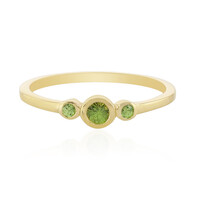 Anillo en oro con Demantoide de Rusia (La Revelle)