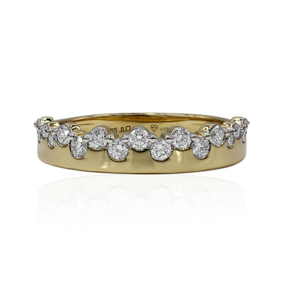 Anillo en oro con Diamante IF (D) (Annette)