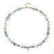 Collar en plata con Berilo fantasía (Riya)