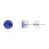 Pendientes en oro con Tanzanita AAA