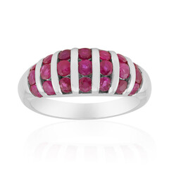 Anillo en plata con Rubí de Birmania (Pallanova)
