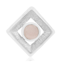 Colgante en plata con Cuarzo rosa