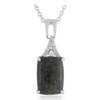 Collar en plata con Ópalo matrix