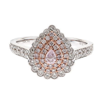 Anillo en oro con Diamante rosa I1 (CIRARI)
