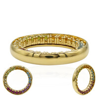 Anillo en plata con Rodolita