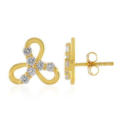 Pendientes en plata con Zircón